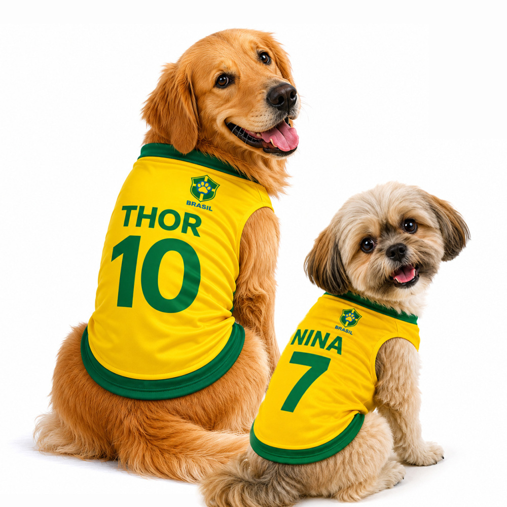 Camisa Pet Personalizada Brasil